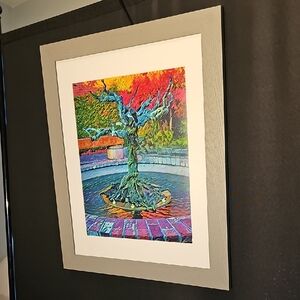 Bronzed Vine Framed And Matted High Quality Photograph